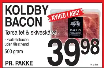 ABC Lavpris KOLDBY BACON tilbud