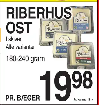 ABC Lavpris RIBERHUS OST tilbud