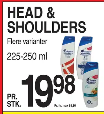 ABC Lavpris HEAD & SHOULDERS tilbud