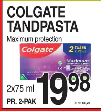 ABC Lavpris COLGATE TANDPASTA tilbud