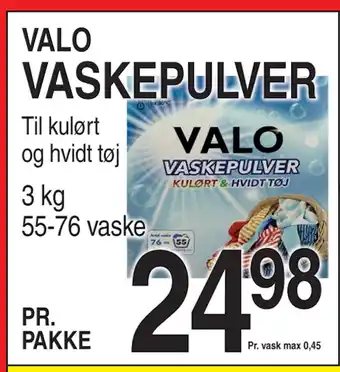 ABC Lavpris VASKEPULVER tilbud