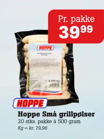 Poetzsch Padborg Hoppe Små grillpølser tilbud