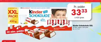 Kinder Schokolade XXL