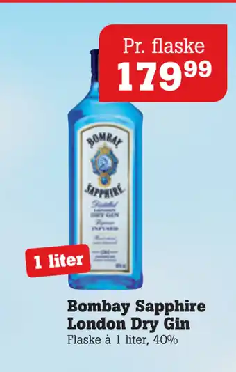 Poetzsch Padborg Bombay Sapphire London Dry Gin tilbud