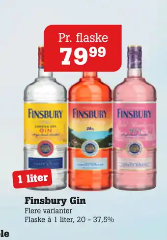 Poetzsch Padborg Finsbury Gin tilbud