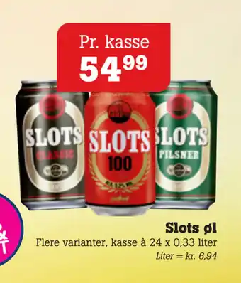 Poetzsch Padborg Slots øl tilbud