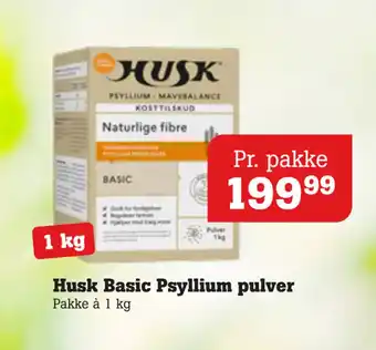 Poetzsch Padborg Husk Basic Psyllium pulver tilbud