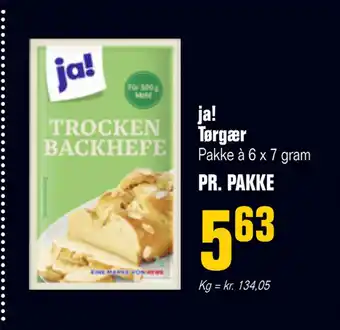 ja! Tørgær