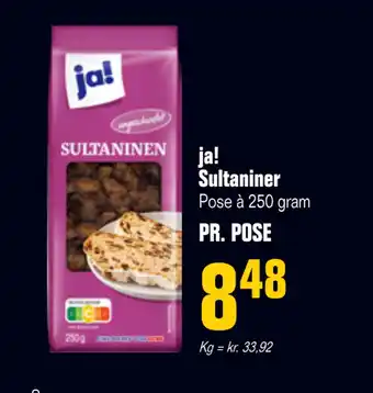 Poetzsch Padborg ja! Sultaniner tilbud