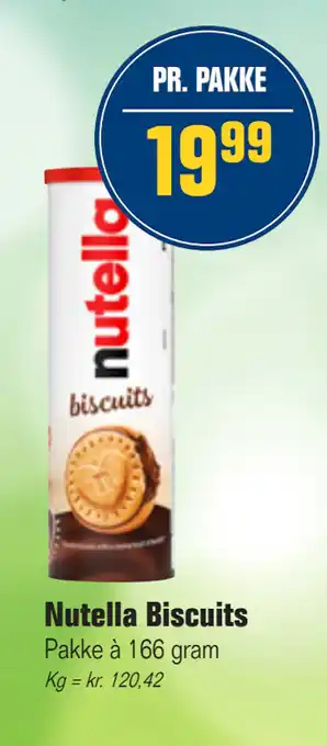 Otto Duborg Nutella Biscuits tilbud