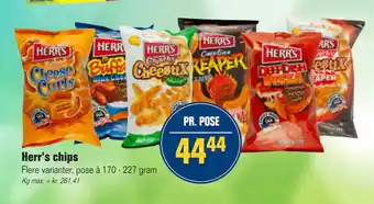 Otto Duborg Herr's chips tilbud