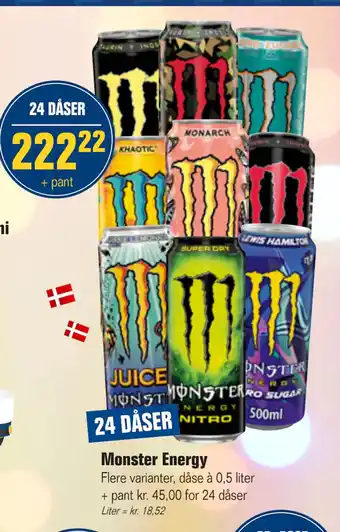 Otto Duborg Monster Energy tilbud