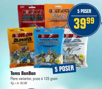 Otto Duborg Toms BonBon tilbud