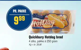 Otto Duborg Quickbury Hotdog brød tilbud