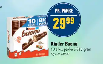 Otto Duborg Kinder Bueno tilbud