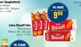 Otto Duborg Lotus Biscoff kiks tilbud