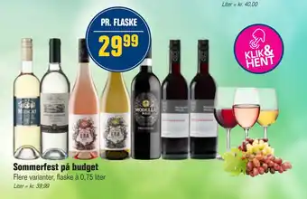 Sommerfest på budget