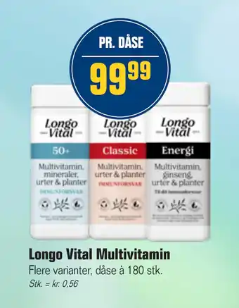 Otto Duborg Longo Vital Multivitamin tilbud