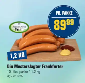 Otto Duborg Din Mesterslagter Frankfurter tilbud