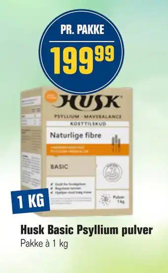 Husk Basic Psyllium pulver