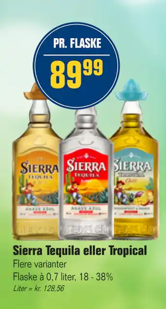 Otto Duborg Sierra Tequila eller Tropical tilbud
