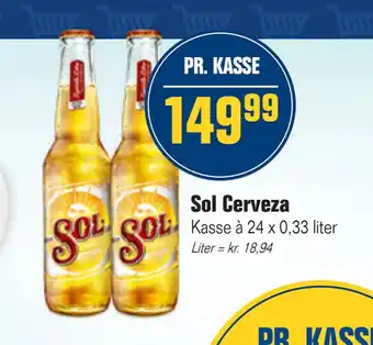 Otto Duborg Sol Cerveza tilbud