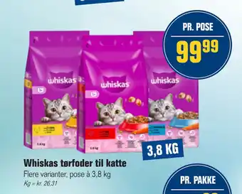 Otto Duborg Whiskas tørfoder til katte tilbud