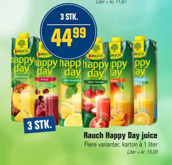 Otto Duborg Rauch Happy Day juice tilbud