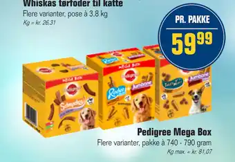 Otto Duborg Pedigree Mega Box tilbud