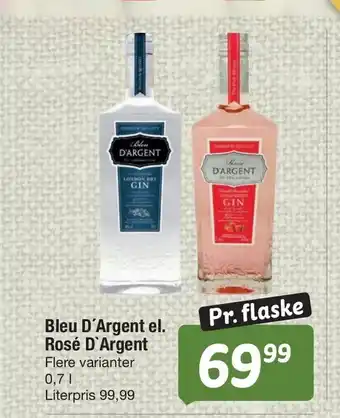 Fakta Tyskland Bleu D'Argent el. Rosé D'Argent tilbud