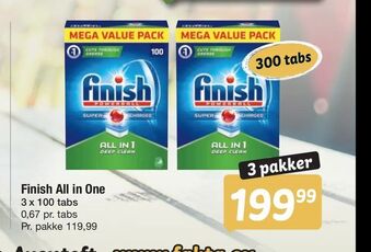 Fakta Tyskland Finish All in One tilbud
