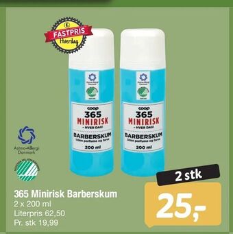 Fakta Tyskland 365 Minirisk Barberskum tilbud