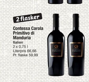 Fakta Tyskland Contessa Carola Primitivo di Manduria tilbud