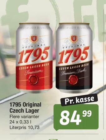 Fakta Tyskland 1795 Original Czech Lager tilbud