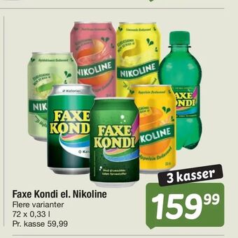 Fakta Tyskland Faxe Kondi el. Nikoline tilbud
