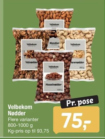 Fakta Tyskland Velbekom Nødder tilbud