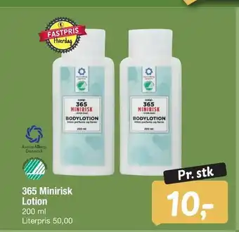 Fakta Tyskland 365 Minirisk Lotion tilbud
