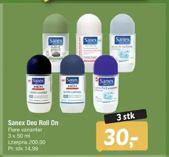 Fakta Tyskland Sanex Deo Roll On tilbud