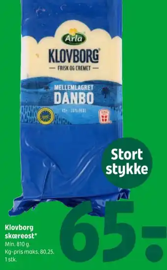 Skæreost Danbo Mellemlagret