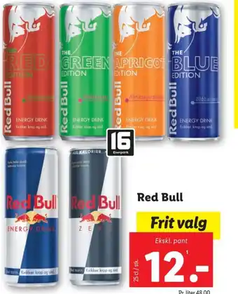 Lidl Energidrik tilbud