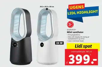 Lidl Ventilator tilbud
