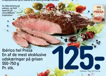 REMA 1000 Iberico Presa tilbud