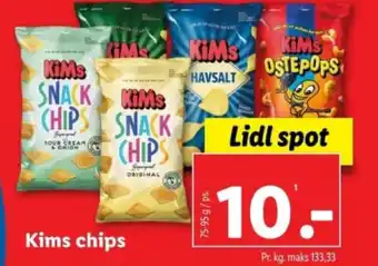 Lidl Kims chips tilbud