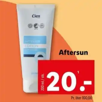 Lidl Cien Aftersun tilbud