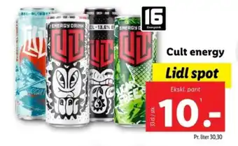 Lidl Cult energy tilbud