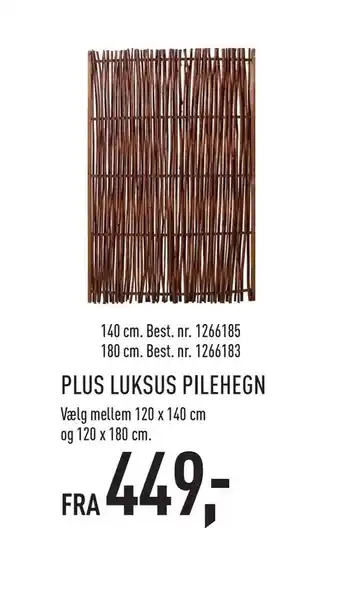 Johannes Fog Plus luksus pilehegn tilbud
