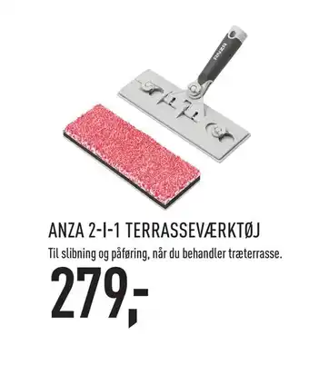 Johannes Fog Anza 2-i-1 terrasseværktøj tilbud