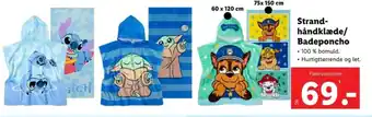 Lidl Strand- håndklæde/ Badeponcho tilbud
