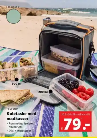 Lidl Køletaske med madkasser tilbud