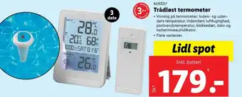 Lidl Trådløst termometer tilbud